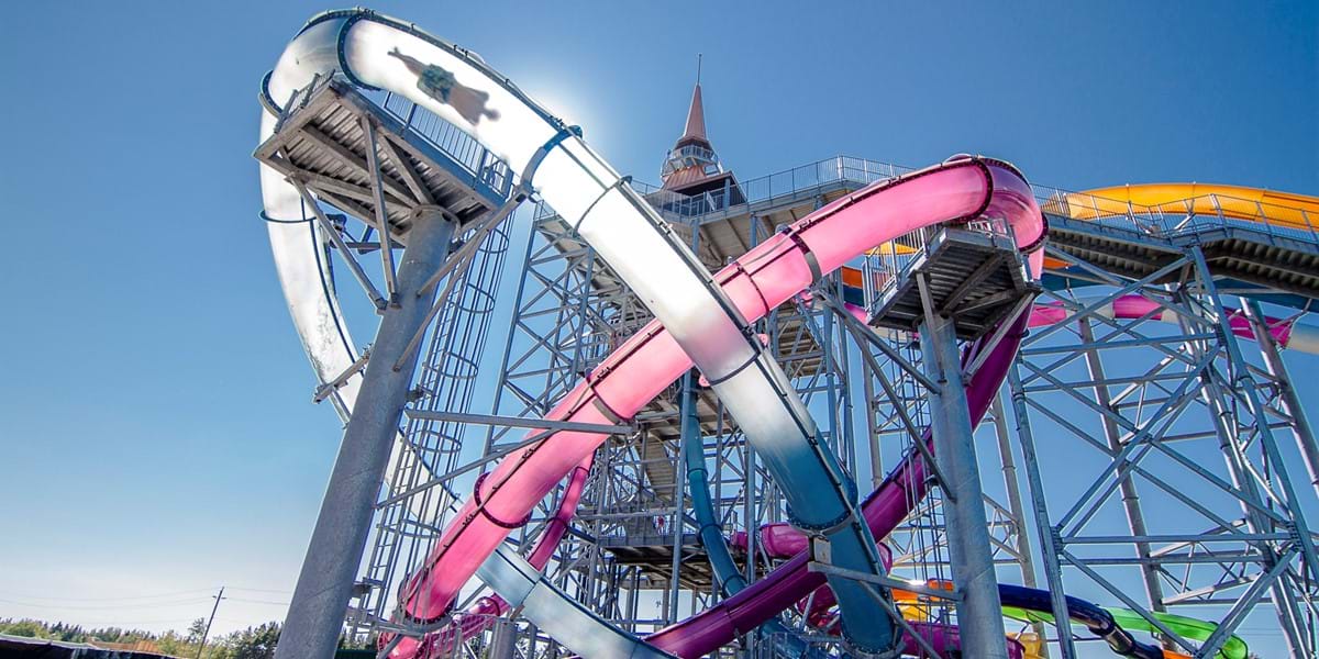 Water slide complex